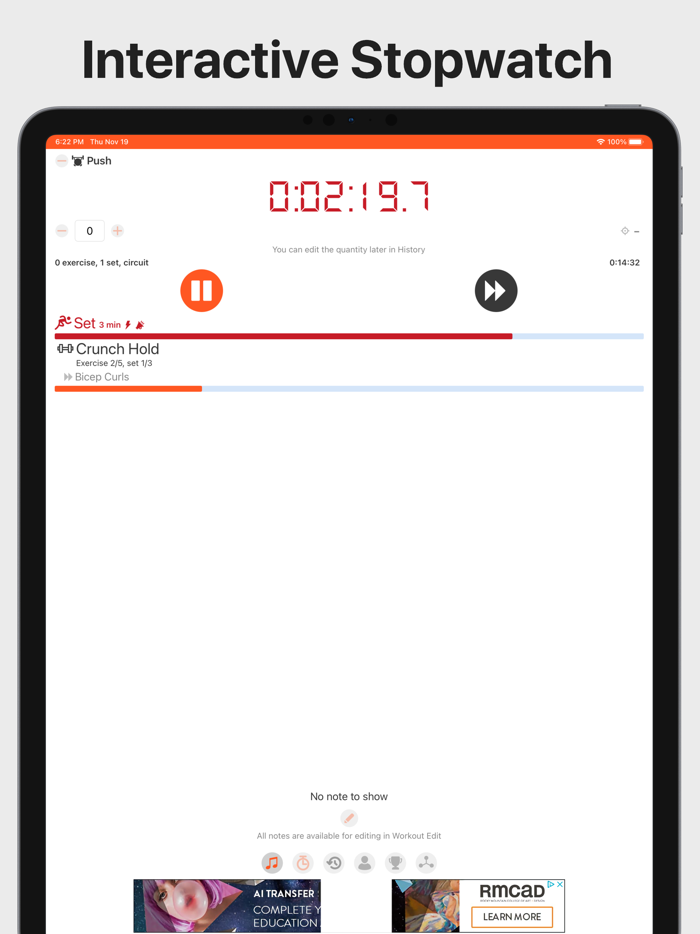 FitMate HIIT Stopwatch