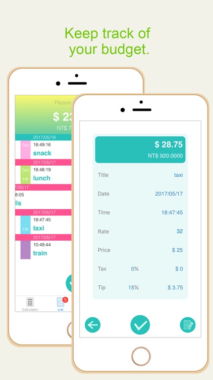 I'M Travel Calculator