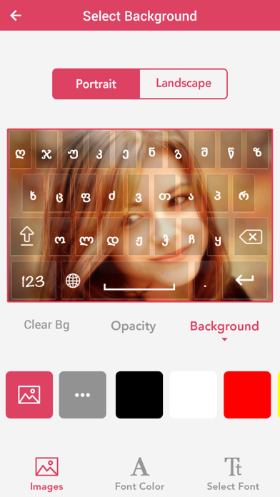 Screenshot #3 pour Georgian Keyboard - Georgian Input Keyboard