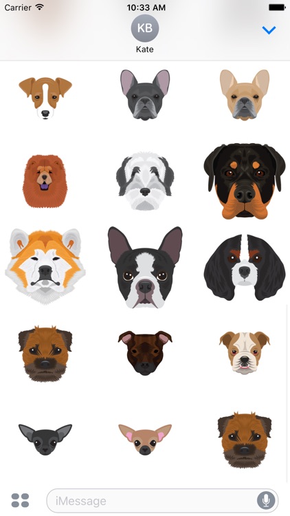 Dogs Selfie - Redbubble sticker pack