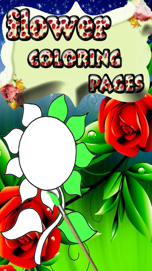 #5. Flower Coloring Pages Free Games For Princess Girl (iOS) By: Ajay Pandya