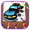 Police Car Coloring Page Game Toddler Education
