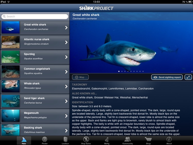 Sharkproject for iPad