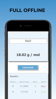 Molar Mass Calculator Pro screenshot 3