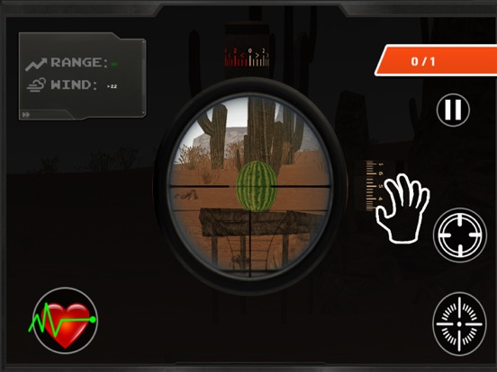Screenshot #4 pour Sniper Fruit Gun Shooting: Hit Target Challenge