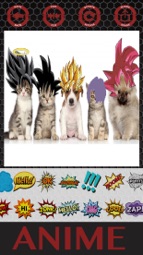 Anime manga stickers avatar editor photo Captura de tela 1