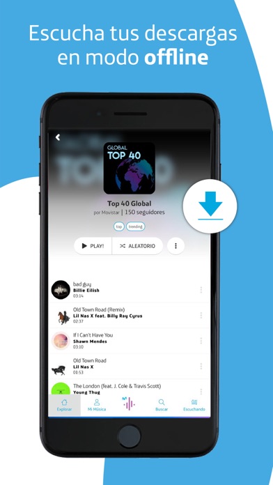 Movistar Música Screenshot
