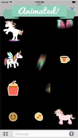 Game screenshot Unicorn Animated Sticker Set apk