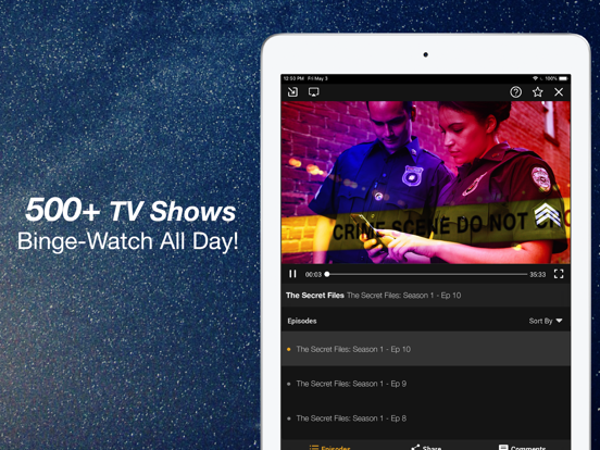 FREECABLE TV: News & TV Shows iPad screenshot 4 - News app
