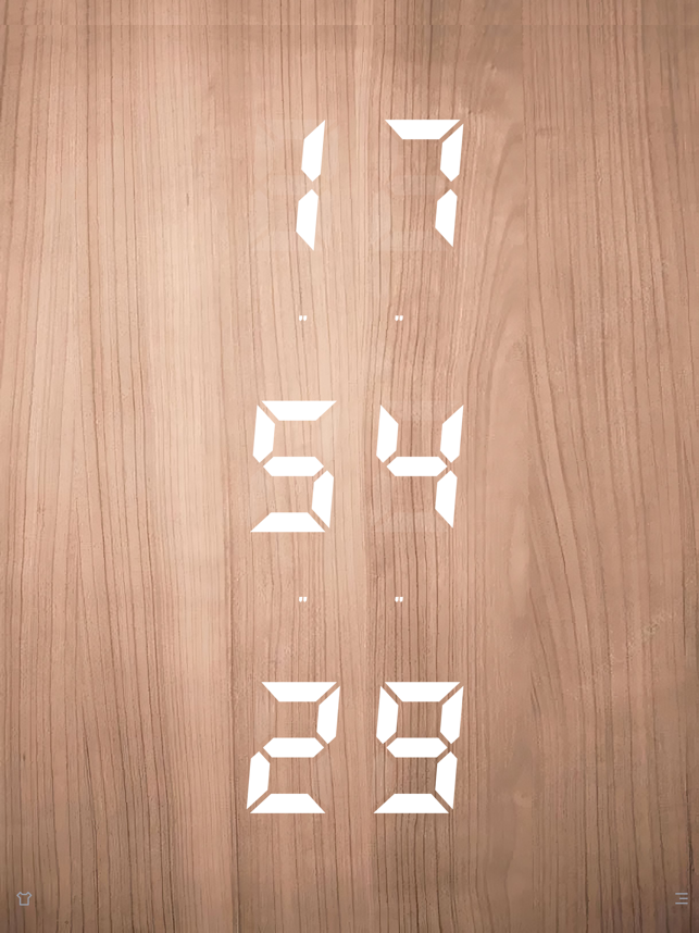 ‎FlipClock - big digital clock Screenshot