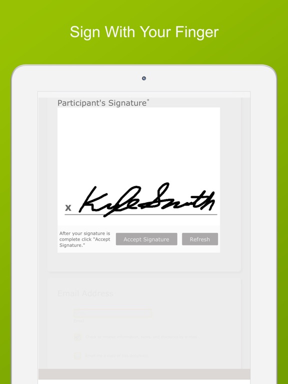 Smartwaiver Kiosk iPad screenshot 4 - Business app