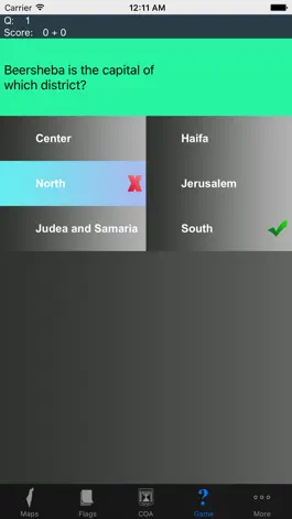 Game screenshot Israel District Maps and Capitals hack
