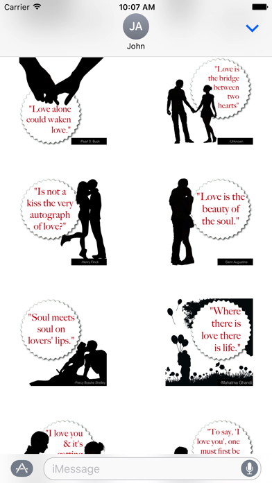 ShadowNotes: Love Quotes Screenshot