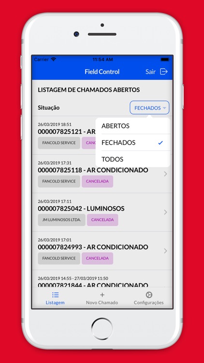 Patrimônio - Field Control