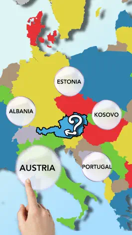 Game screenshot EUROPE Bubbles: Countries and Capital Cities Quiz apk