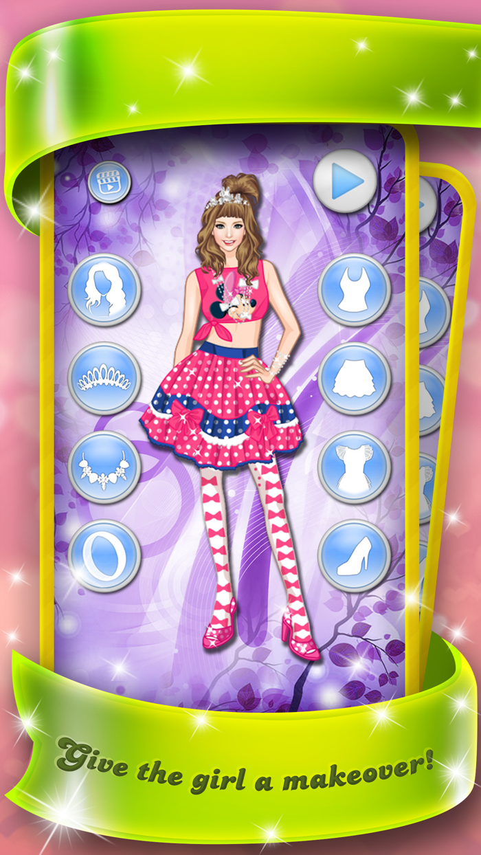 My Lovely Cartoon Princess - Stylish dress up game