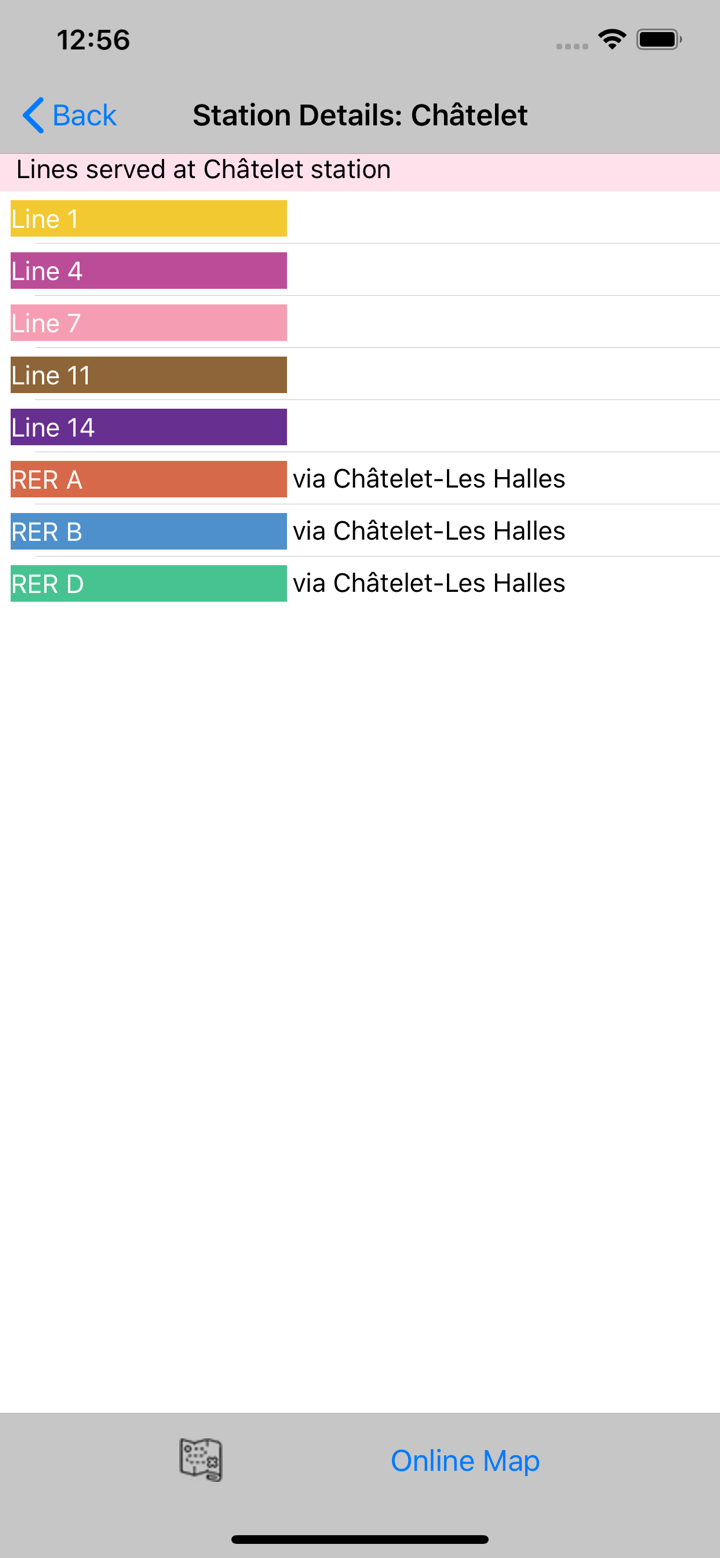 Paris Metro Route Planner screenshot 5