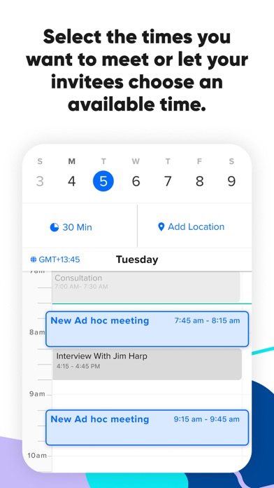 Calendly Mobile Screenshot