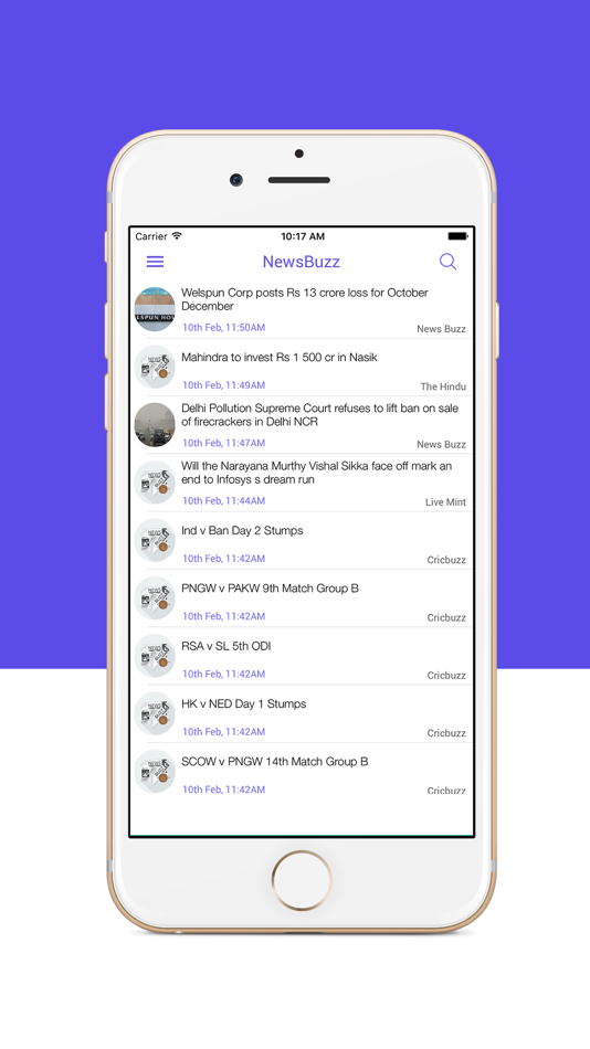 NewsBuzz - Get detailed news from India & World - 1.0 - (iOS)