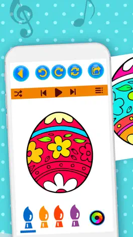 Game screenshot Painting Easter Eggs Coloring Book For Children HD hack