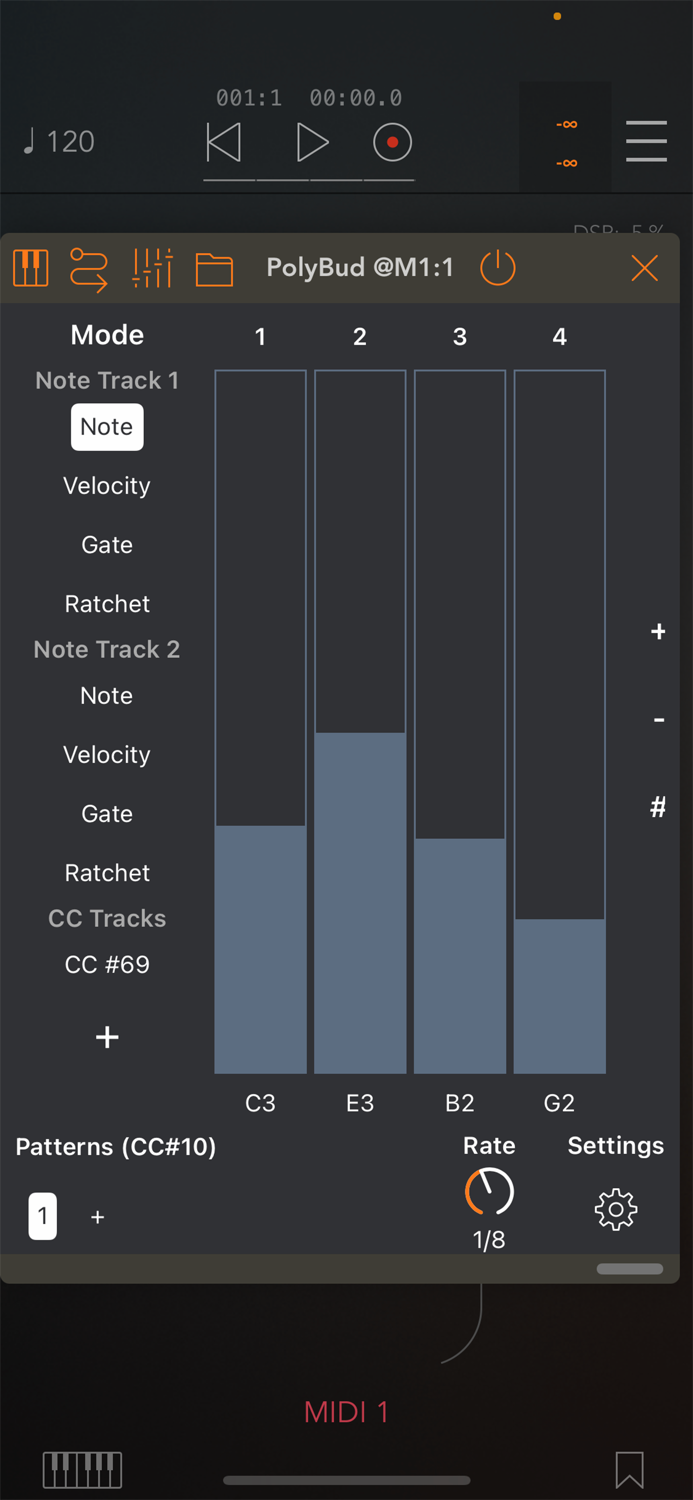 PolyBud Polyrhythmic Sequencer