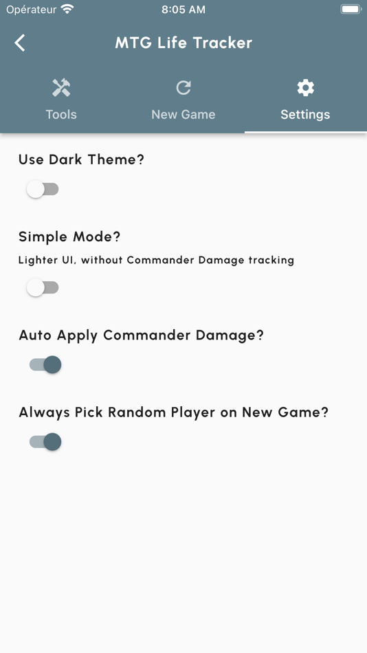 #4. MTG Life Tracker (iOS) 由: Mathieu Robichaud