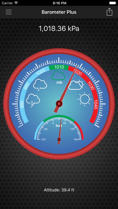Barometer Plus - Altimeter Screenshot