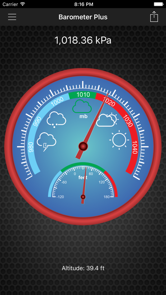 #2. Barometer Plus - Altimeter (iOS) 由: Ngo Na