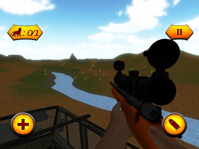 Simulador de disparos de sniper forestal y cazador screenshot 6