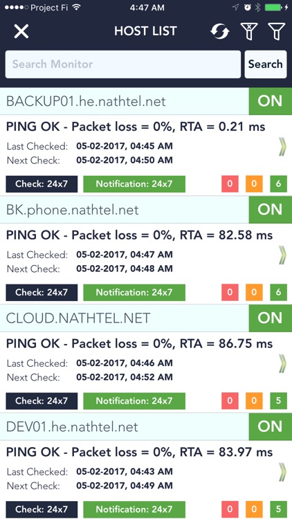 Server Alarms - Nagios Client