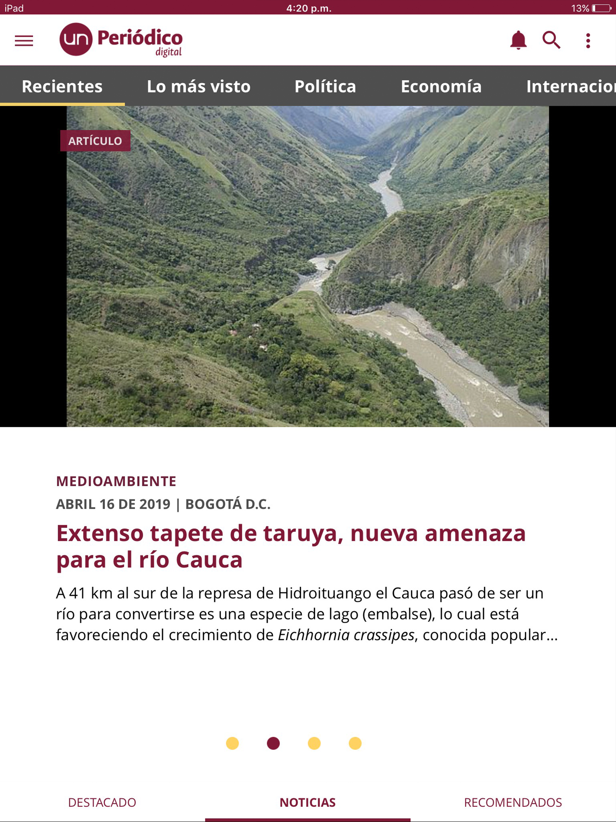 Periodico UNAL screenshot 6