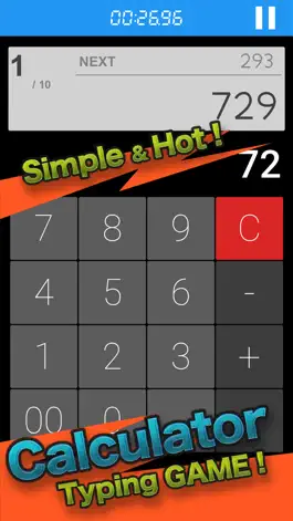 Game screenshot Calculator Time Attack - Calculator Typing Game mod apk