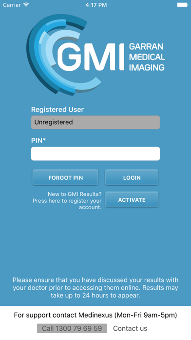 Screenshot #1 pour GMI Patient Access