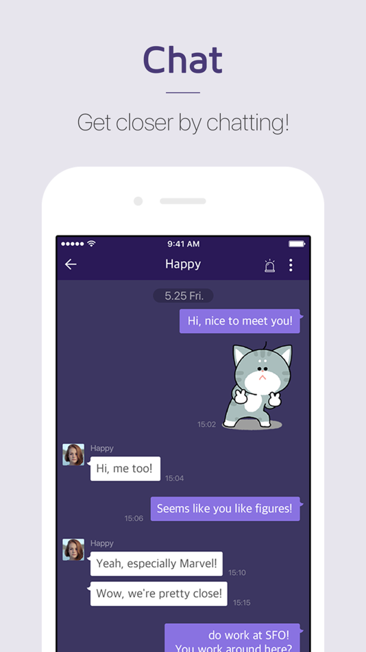 #5. 1km -New relationships, Groups (iOS) Podle: Malang Studio Co. Ltd,