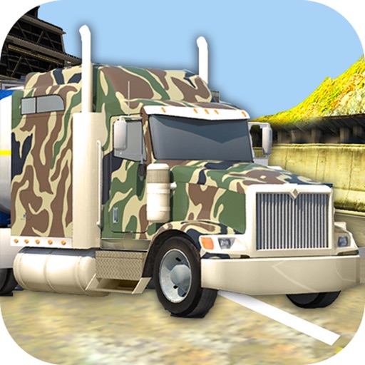 Dangerous Military Truck Drive : Off-Road Par-king icon
