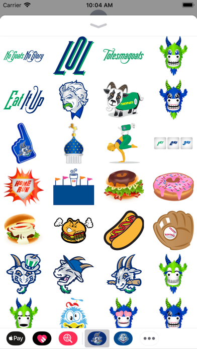 Hartford Yard Goats Emoji Screenshot 3 - AppWisp.com Hartford Yard Goats Emoji Screenshot 3 - AppWisp.com