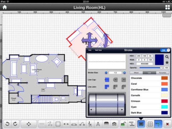 CAD On The Go - edit 2D/3D AutoCAD DWG/DFX files iPad app afbeelding 3