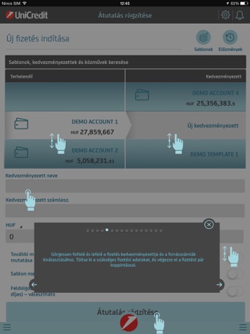 UniCredit Mobile for iPad screenshot 3