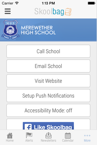 Merewether High School - Skoolbag screenshot 4