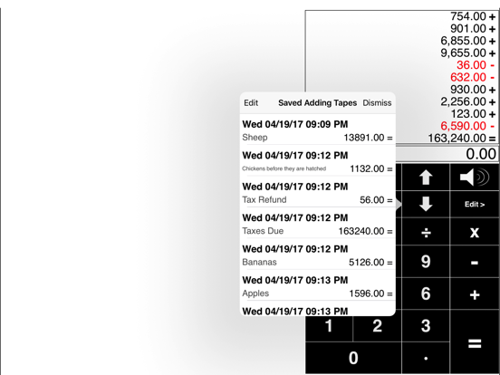 Screenshot #6 pour Adding Tape Printing Calculator with virtual tape