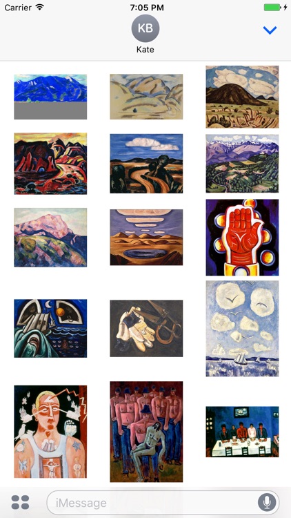Marsden Hartley Artworks Stickers