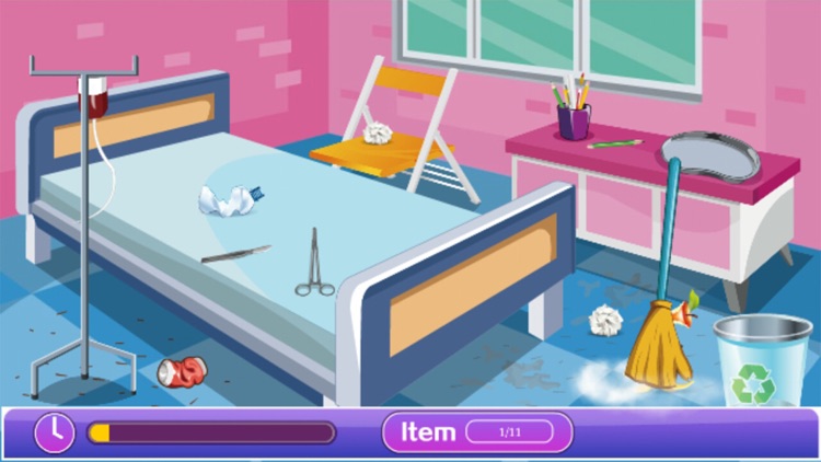 Messy Hospital - cleanup game