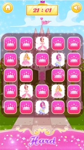Princess matching pairs games for girls screenshot #3 for iPhone