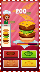 Christmas Burger Maker - Cooking Game for kids screenshot