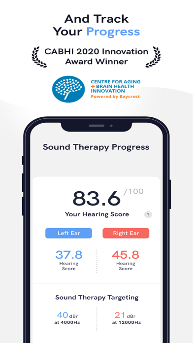 AudioCardio Hearing & Tinnitus Screenshot