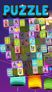 Mahjong Puzzle Deluxe 3D - Classic Card Game screenshot #1 for iPhone