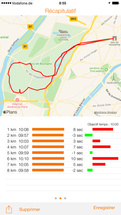 Screenshot #2 pour walk.App - Marcher avec GPS