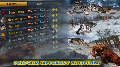 Forest Snow Leopard Sim screenshot 3
