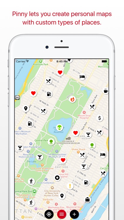 Pinny - Personal maps