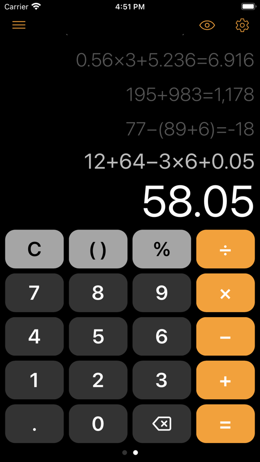 #1. Calculator Quick (iOS) Podle: Shenzhen Brown Bear Technology Co., LTD
